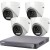 DVR kit with 4 cameras and DVR Hikvision